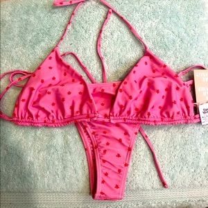 Tiger mist NWT 2-piece BIKINI  TOP LARGE BOTTOM XL